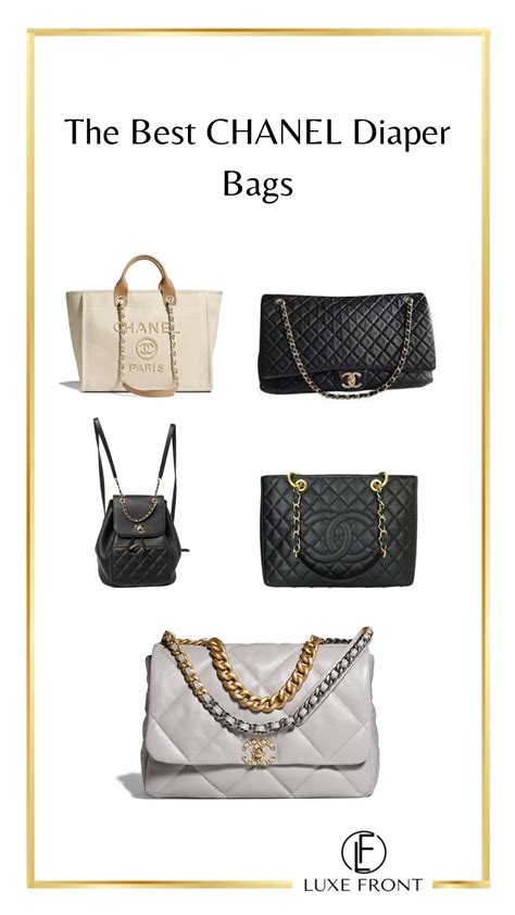 chanel diaper bags|designer backpack diaper bags.